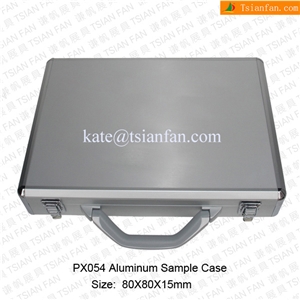 Px054 Aluminum Quartz Stone Sample Suitcase