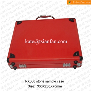 Px068 Cherry Wood Grain Display Suitcase for Wall Tile