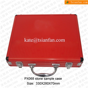 Px068 Cherry Wood Grain Display Suitcase for Wall Tile