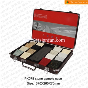 Px078 Aluminium Display Suitcase Of Stone Samples