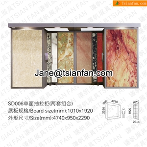 Sd006 Green Granite Slab Display Stand
