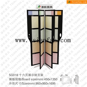 Sg018 Tile Sample Rack, Stone Display Rack,Granite Stone Rack
