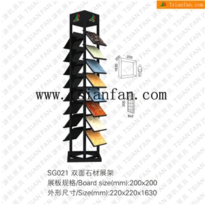 Sg021 Tile Sample Rack, Stone Display Rack,Granite Stone Rack