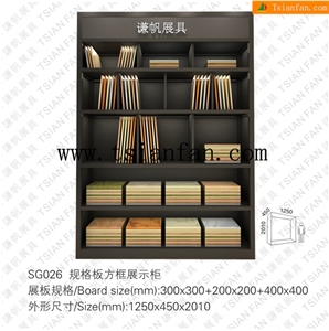 Sg026 Tiles Display Rack,Stone Display Stand, Stone Rack Showing