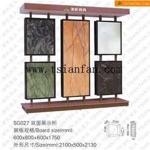Sg027 Marble Display Rack,Stone Display Stand, Stone Rack Showing