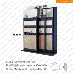 Sg032 Marble Display Rack,Stone Display Stand, Stone Rack Showing