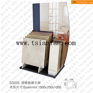 Sg033 Marble Display Rack,Stone Display Stand, Stone Rack Showing