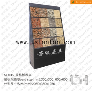 Sg035 Marble Display Rack,Stone Display Stand, Stone Rack Showing