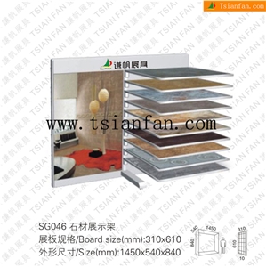 Sg046 Marble Sample Rack, Granite Display Stand,Stone Rack Display