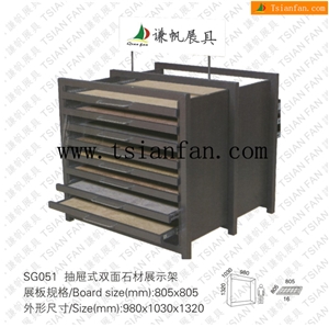Sg051 Marble Sample Rack, Granite Display Stand,Stone Rack Display