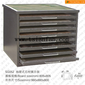 Sg052 Marble Sample Rack, Granite Display Stand,Stone Rack Display