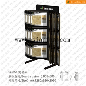 Sg054 Marble Sample Rack, Granite Display Stand,Stone Rack Display