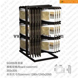Sg055 Marble Sample Rack, Granite Display Stand,Stone Rack Display