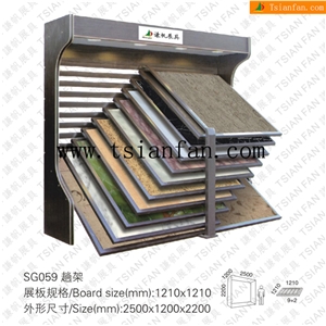 Sg059 Marble Sample Rack, Granite Display Stand,Stone Rack Display
