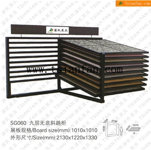 Sg060 Marble Sample Rack, Granite Display Stand,Stone Rack Display