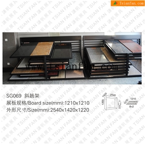 Sg069 Marble Sample Rack, Granite Display Stand,Stone Rack Display