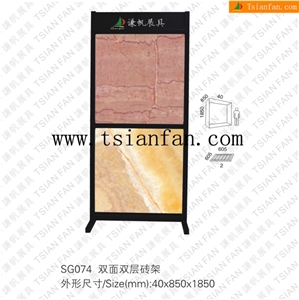 Sg074 Marble Sample Rack, Granite Display Stand,Stone Rack Display