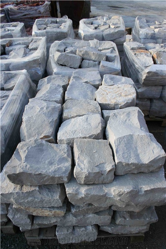 Grey Limestone Bricks for Masonry, Nanovitsa Grey Limestone Building & Walling