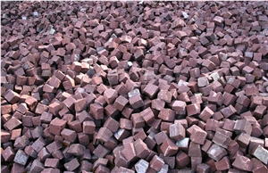 Red Sandstone Paving, Paving Stones, Paving Red Sandstone, Red Sandstone Cobbles, Paving Red Sandstone, Cobblestone, Kirchevit Sandstone