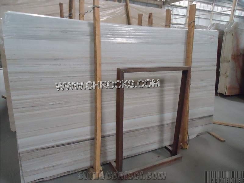 Marble Slabs,White Wooden Marble Slab, Crystal Serpeggiante White Marble Slabs & Tiles
