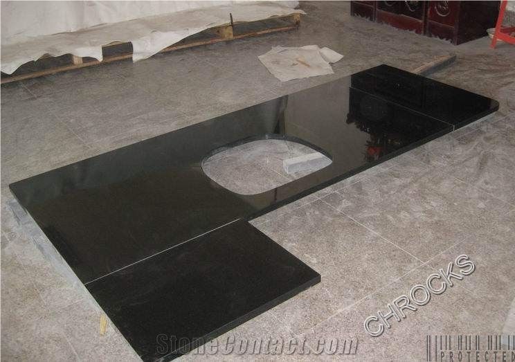 Shanxi Black Granite Kitchen Countertop