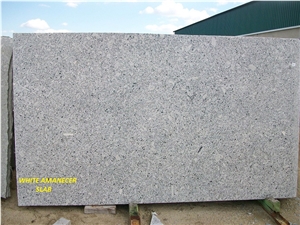 Blanco Amanecer Cobble Stone Granite,Gris Campanario Granite Cube Stone, Two Faces Rustic and Other Faces Cut
