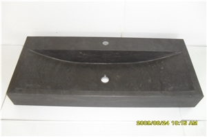 Black Limestone Wash Basin &Sink
