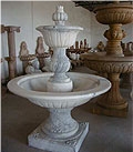 Natural Carved Simple Style, Granite Fountain