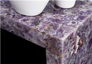 Viola Amethyst Semiprecious Stone Countertops