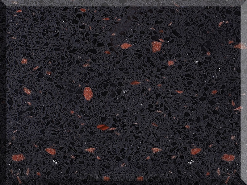 Black Galaxy-2 Quartz Stone
