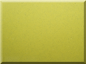 Lemon Green Quartz Stone Floor Tile