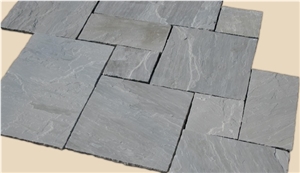 Kandla Grey Sandstone Paving Pattern