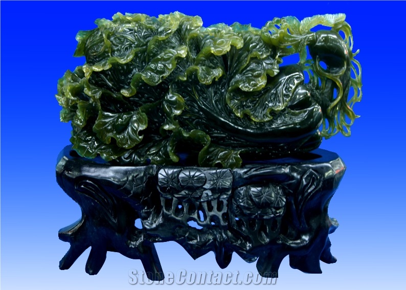 Green Jade-Carvings,China Green Jade Sculptures Art Design