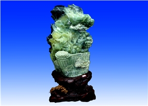 Green Jade-Carvings,China Green Jade Sculpturesgreen Jade-Carvings,China Green Jade Sculptures Carving Art Works