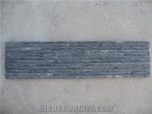 Black Slate for Wall, Floor, Steps Cultured Stone