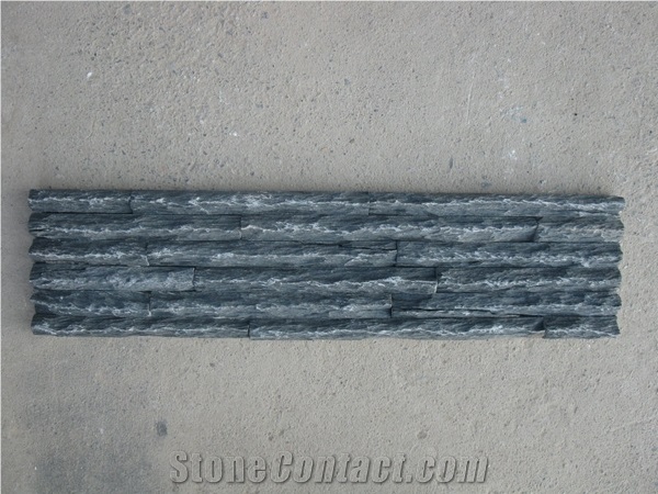Black Slate for Wall, Floor, Steps Cultured Stone