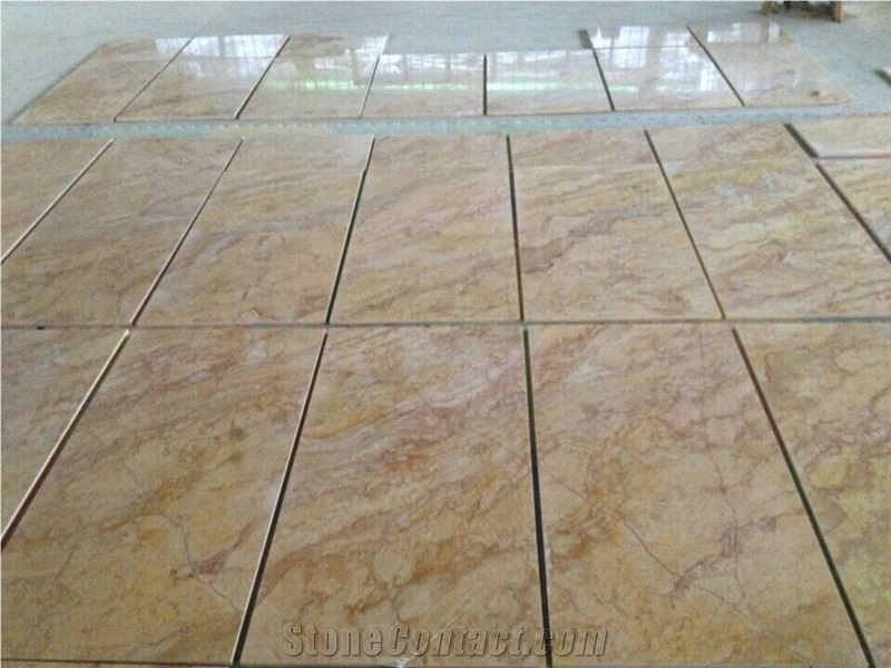 Lemon Gold Marble Slabs Wall Covering Tiles Floor Covering Tiles Top Quality, China Yellow Marble