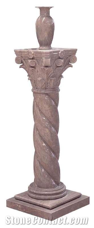 Marble Sculptured Column