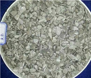 Natural Grey Machine Made Tumbled Stone Pebbles for Garden Decoration
