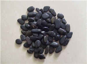 Natural Shape Black River Stone Pebbles Different Sizes to Choose