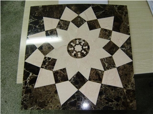 Waterjet Medallion Pattern for Flooring, Palladio Granite Medallion
