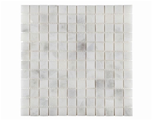 white marble mosaic for steps, wall, flooring tile