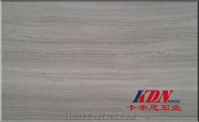 Grey Wood Vein Marble Tiles & Slabs , Grey Wood Grain Marble