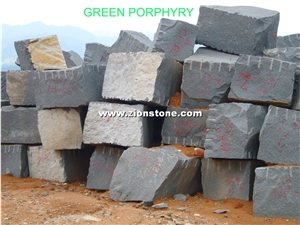 China Red Porphyry Blocks