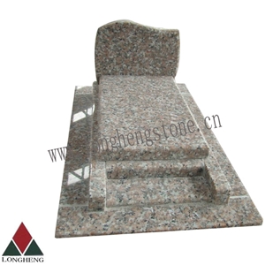 European Black Bench Tombstone with Laser Eatched Photo