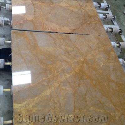 Wellest Golden Emperador Marble Flooring Tile and Wall Tile, China Yellow Marble
