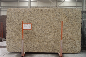Brazil Golden Yellow Granite Slab&Tiles with Polished and Flamed Surface, Brazil Yellow Granite