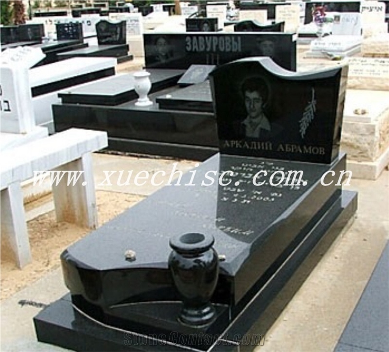 2014 new style weeping angel granite tombstone
