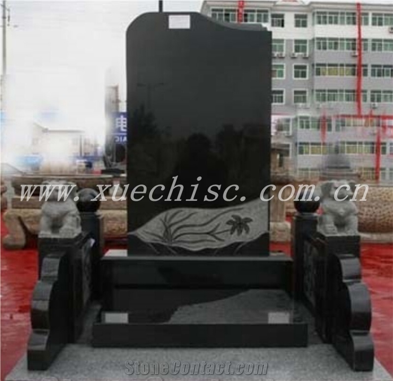 China 2014 the Most Popular Graveyard Stones Granite Asian Style Tombstones