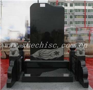 China 2014 the Most Popular Graveyard Stones Granite Asian Style Tombstones